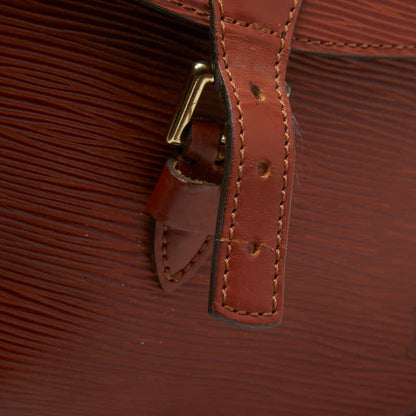 Louis Vuitton Epi Jeune Fille Crossbody Shoulder Bag Brown Leather
