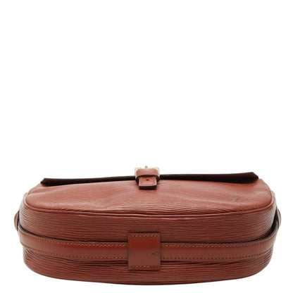 Louis Vuitton Epi Jeune Fille Crossbody Shoulder Bag Brown Leather