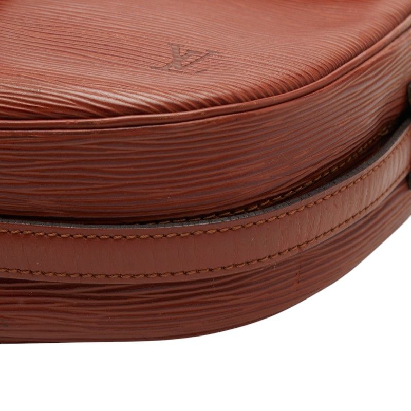 Louis Vuitton Epi Jeune Fille Crossbody Shoulder Bag Brown Leather