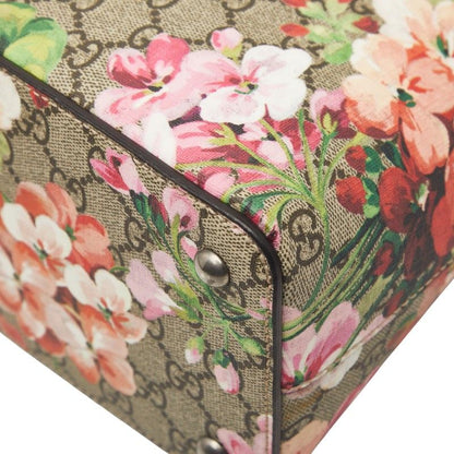 Gucci GG Blooms Handbag Beige Pink Leather