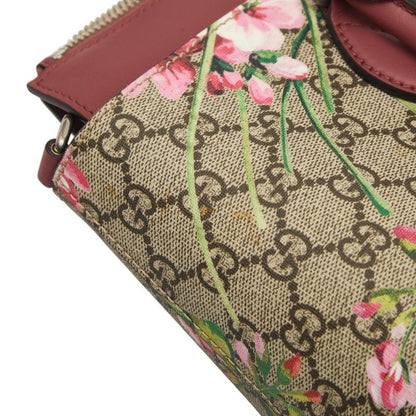 Gucci GG Blooms Handbag Beige Pink Leather