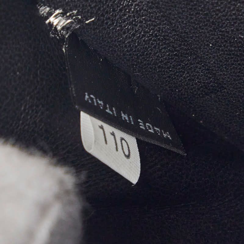 Prada Studded 2-Way Shoulder Bag Black Saffiano Leather Visual