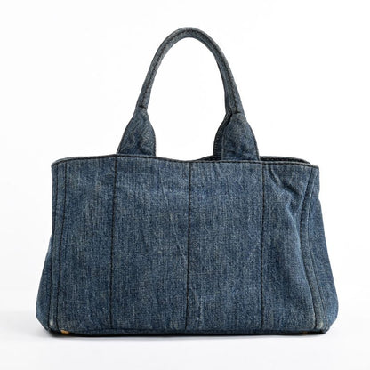 Prada Tote Canapa Totes Blue