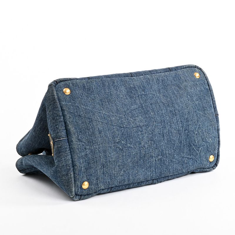 Prada Tote Canapa Totes Blue
