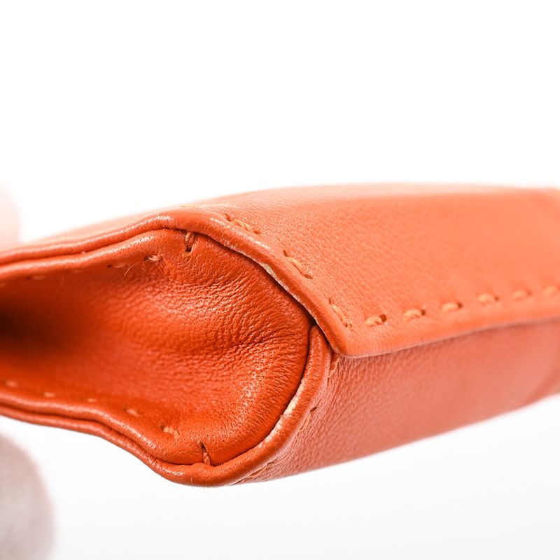 Hermes Charm Sac Orange Keychain