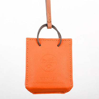 Hermes Charm Sac Orange Keychain