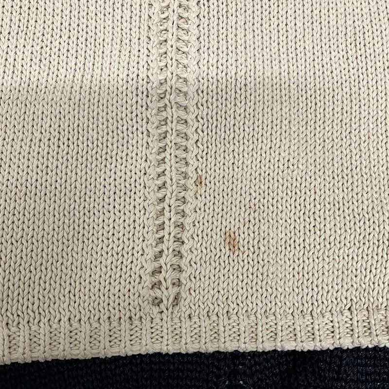 Celine Dress 38 M Black Beige Short Sleeve Knee Length