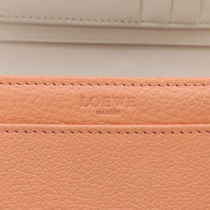 Loewe Amazona Compact Wallet Bifold Anagram Leather Salmon Pink