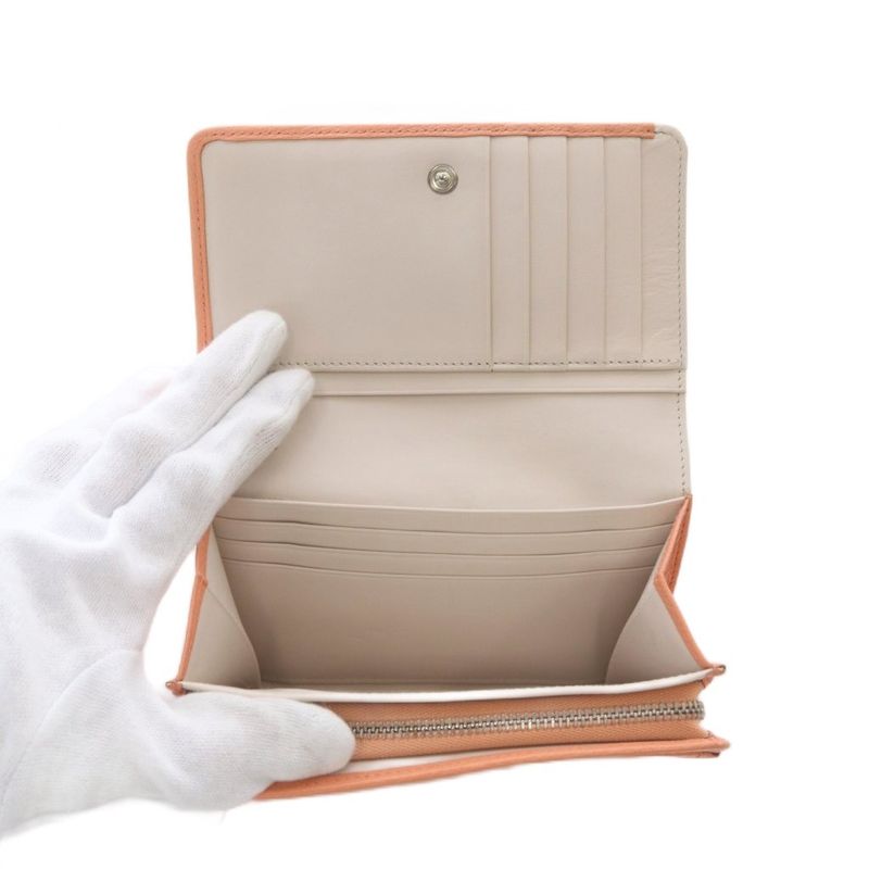 Loewe Amazona Compact Wallet Bifold Anagram Leather Salmon Pink