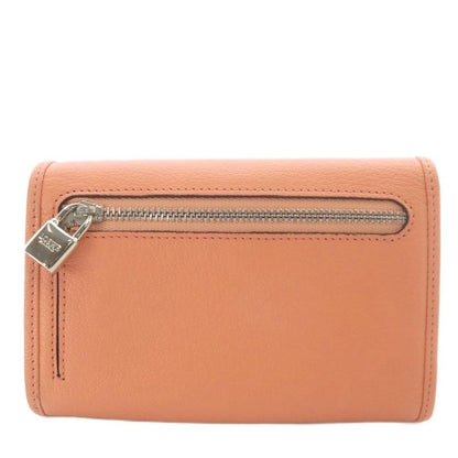 Loewe Amazona Compact Wallet Bifold Anagram Leather Salmon Pink