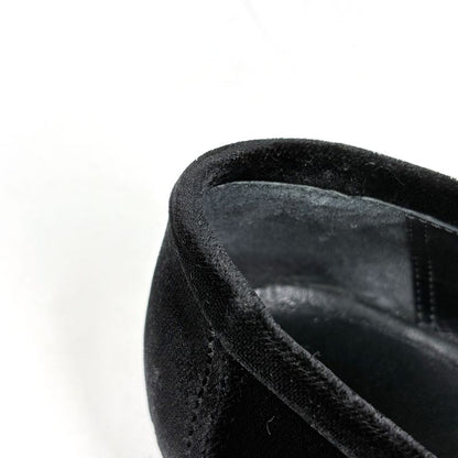 Hermes Hlogo Loafers Shoes Suede Black