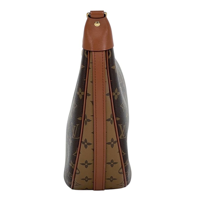 Louis Vuitton Loop Hobo 2-Way Shoulder Bag Monogram Brown
