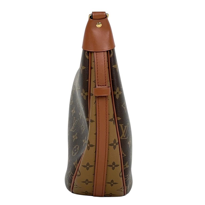 Louis Vuitton Loop Hobo 2-Way Shoulder Bag Monogram Brown