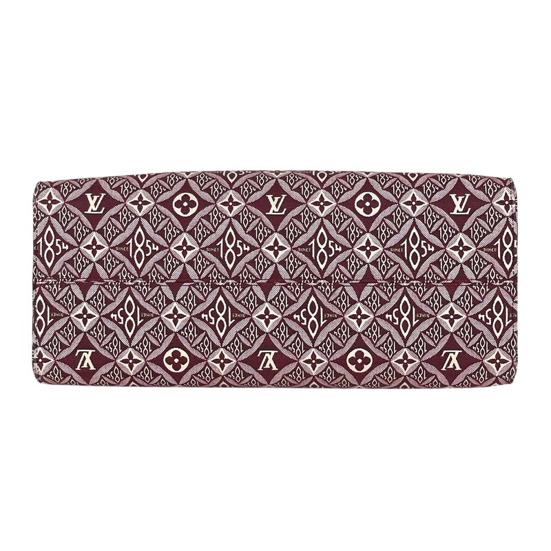 Louis Vuitton on the Go GM 2-Way Shoulder Bag Monogram Jacquard