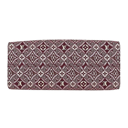 Louis Vuitton on the Go GM 2-Way Shoulder Bag Monogram Jacquard