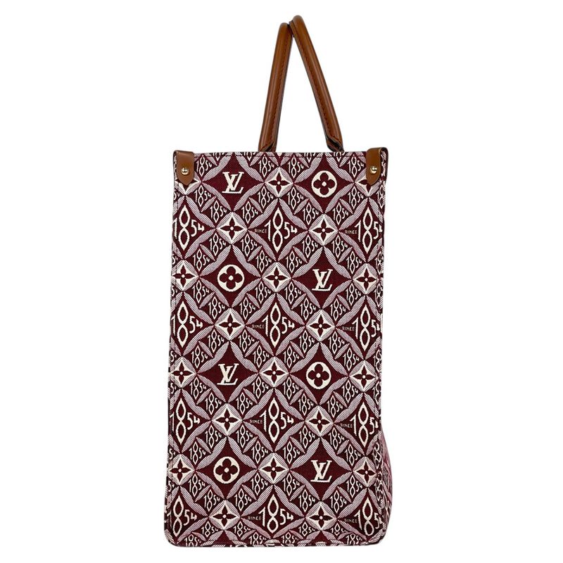 Louis Vuitton on the Go GM 2-Way Shoulder Bag Monogram Jacquard