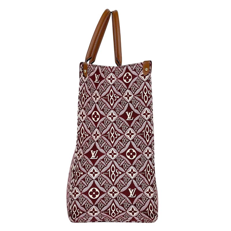 Louis Vuitton on the Go GM 2-Way Shoulder Bag Monogram Jacquard