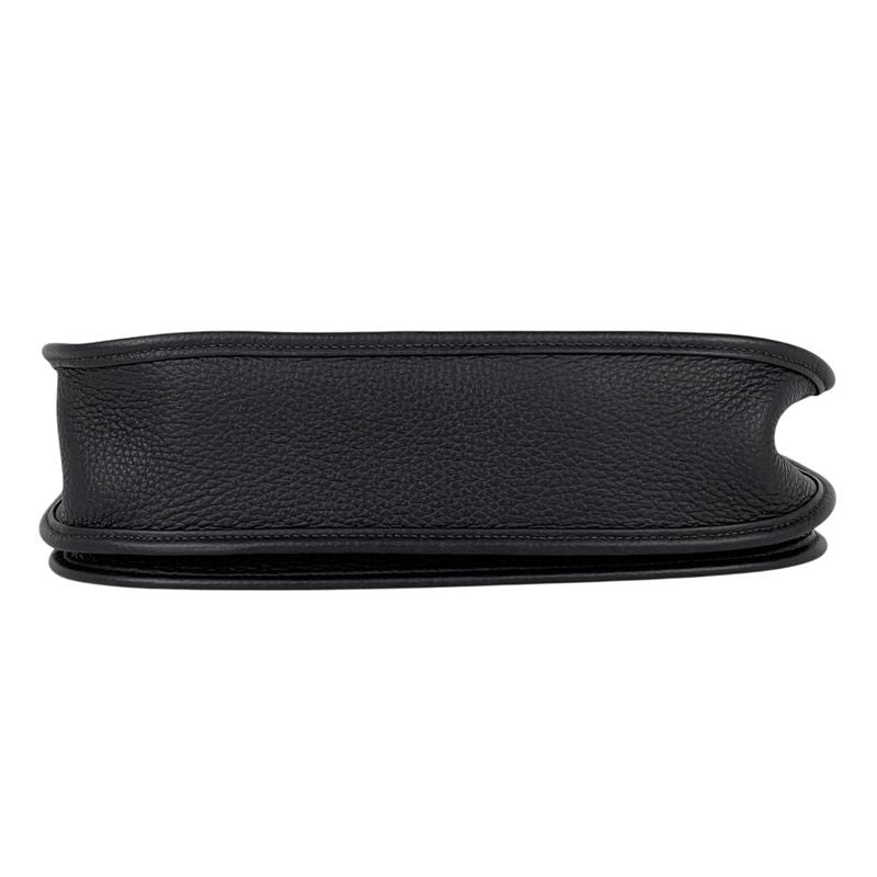 Hermes Evelyne 3 PM Perforated Hlogo Dark Navy Black Shoulder Bag Taurillon