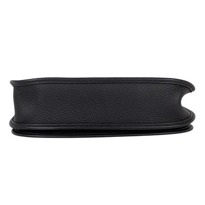 Hermes Evelyne 3 PM Perforated Hlogo Dark Navy Black Shoulder Bag Taurillon