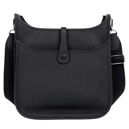 Hermes Evelyne 3 PM Perforated Hlogo Dark Navy Black Shoulder Bag Taurillon