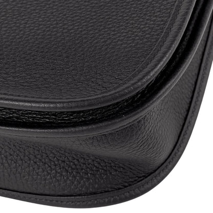 Hermes Evelyne 3 PM Perforated Hlogo Dark Navy Black Shoulder Bag Taurillon