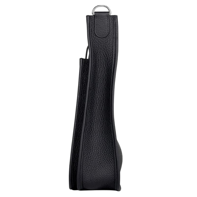 Hermes Evelyne 3 PM Perforated Hlogo Dark Navy Black Shoulder Bag Taurillon