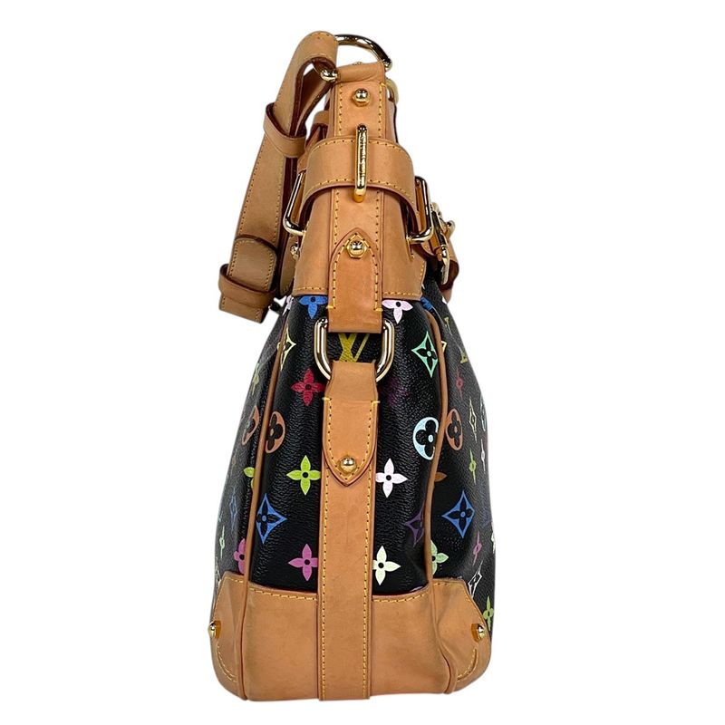 Louis Vuitton Greta Shoulder Bag Monogram Multicolor Noir Black