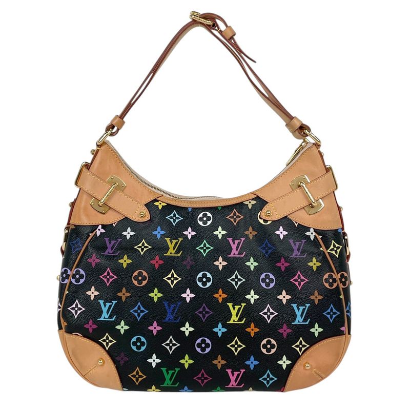 Louis Vuitton Greta Shoulder Bag Monogram Multicolor Noir Black