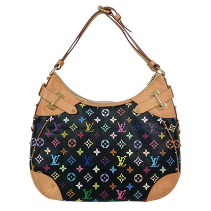 Louis Vuitton Greta Shoulder Bag Monogram Multicolor Noir Black