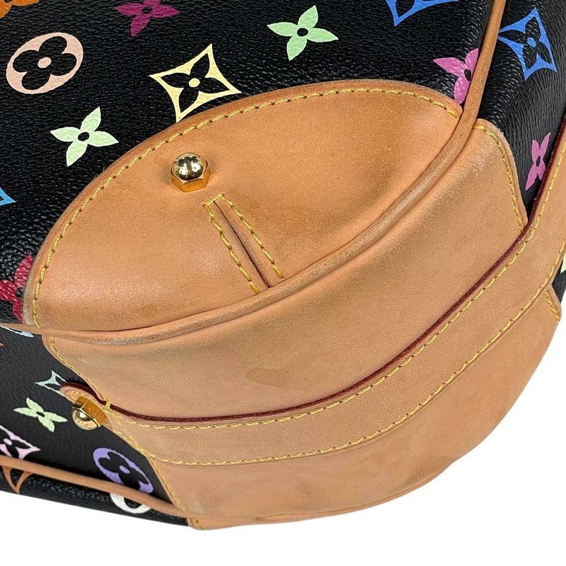 Louis Vuitton Greta Shoulder Bag Monogram Multicolor Noir Black