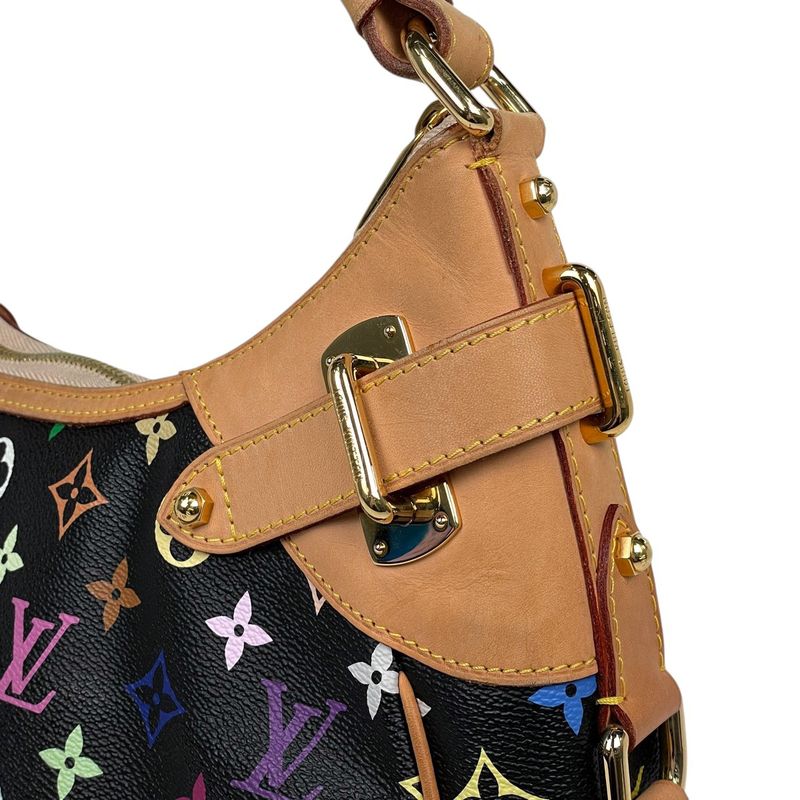 Louis Vuitton Greta Shoulder Bag Monogram Multicolor Noir Black