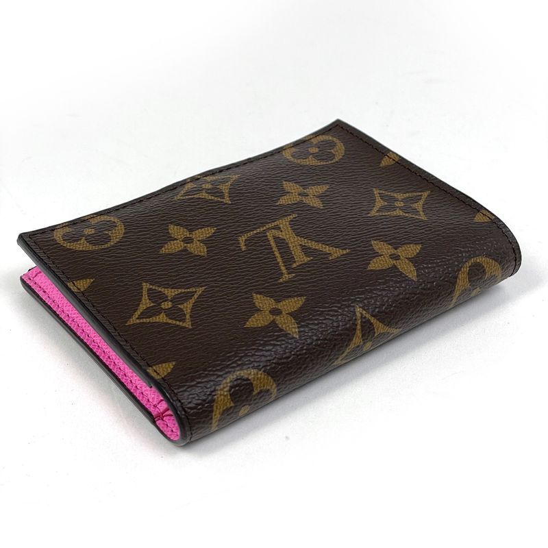 Louis Vuitton Portefeuille Lisa Bifold Wallet Monogram Brown Rose Lolipop