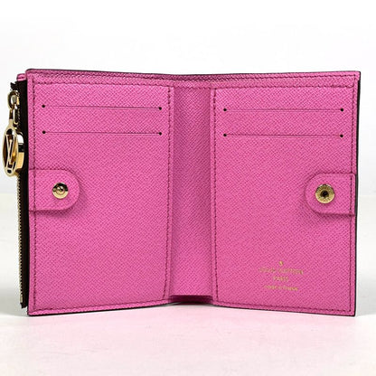 Louis Vuitton Portefeuille Lisa Bifold Wallet Monogram Brown Rose Lolipop