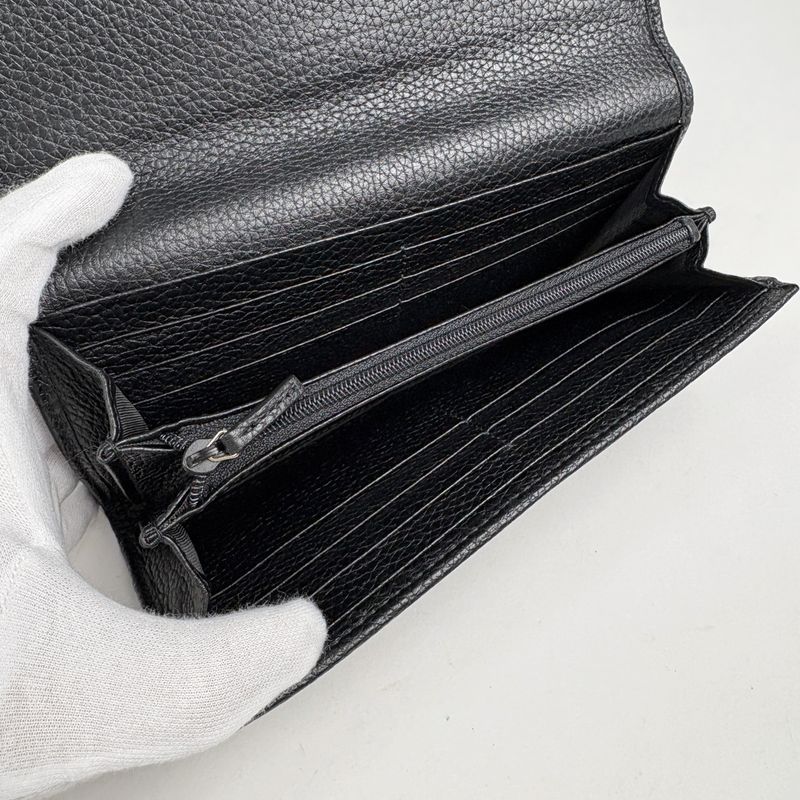 Gucci Soho Bifold Wallet Leather Black