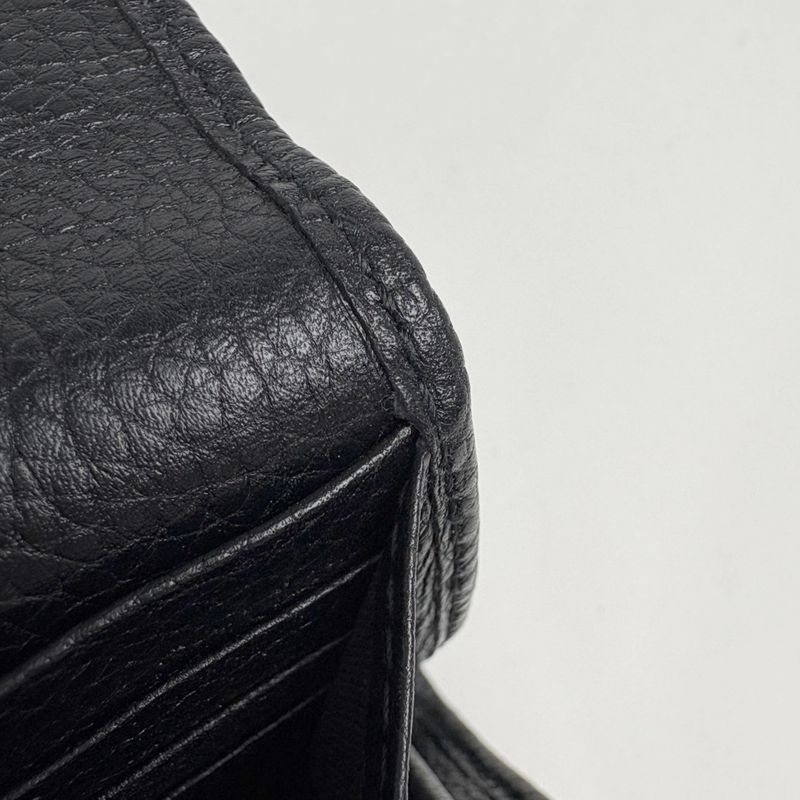 Gucci Soho Bifold Wallet Leather Black