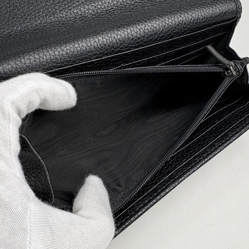 Gucci Soho Bifold Wallet Leather Black