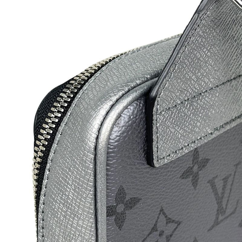 Louis Vuitton Outdoor Sling Bag Taigarama Silver