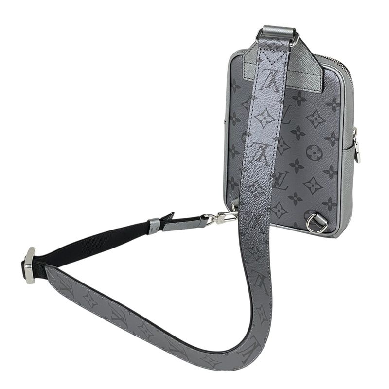 Louis Vuitton Outdoor Sling Bag Taigarama Silver
