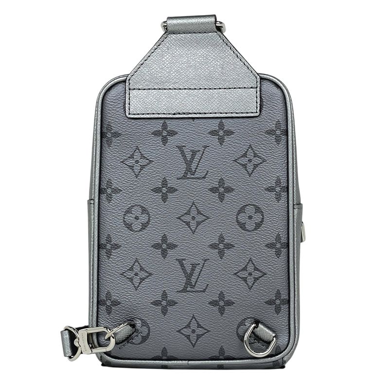 Louis Vuitton Outdoor Sling Bag Taigarama Silver