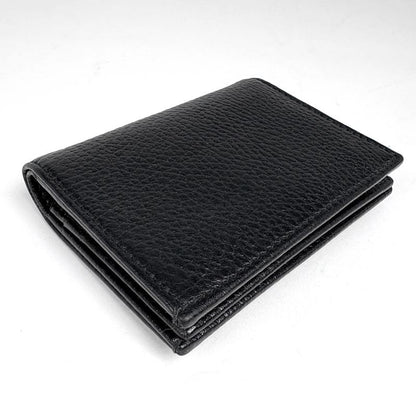 Gucci GG Marmont Mini Wallet Double Bifold Leather Black