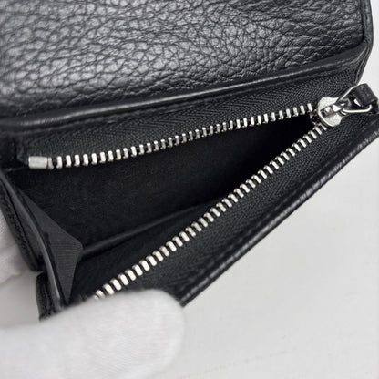 Gucci GG Marmont Mini Wallet Double Bifold Leather Black