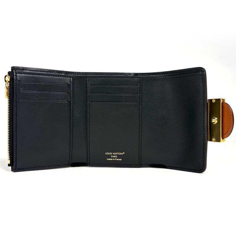 Louis Vuitton Portefeuille Dauphine Compact Trifold Wallet Monogram Reverse