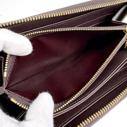 Louis Vuitton Zippy Wallet Round Zip Monogram Vernis Amarante