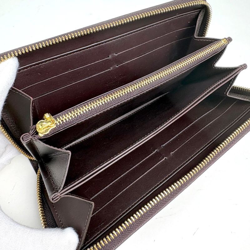 Louis Vuitton Zippy Wallet Round Zip Monogram Vernis Amarante