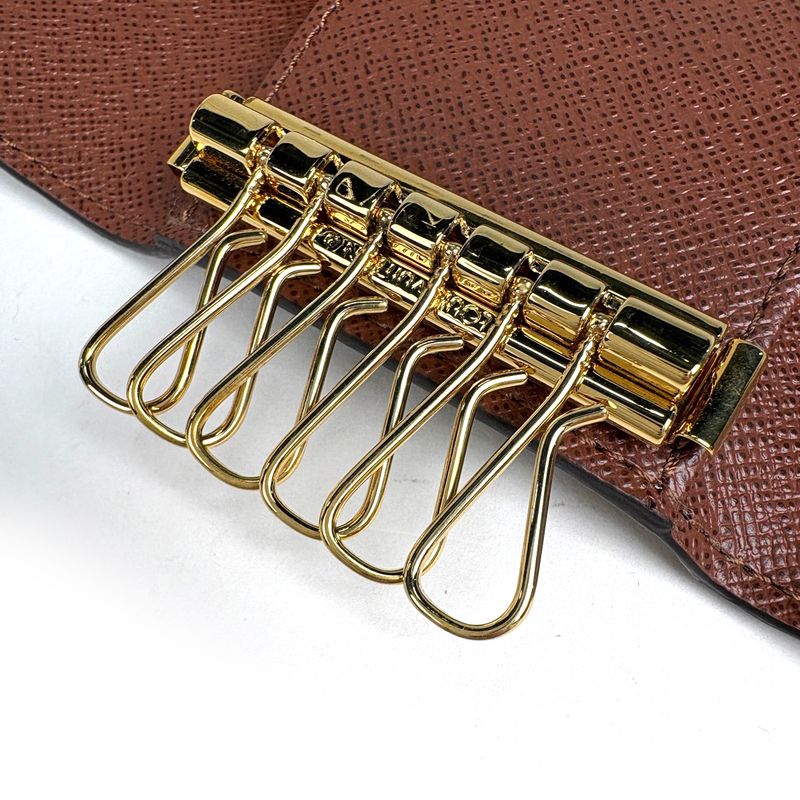 Louis Vuitton Multicles 6 Key Holder Key Hook Key Case Monogram Brown