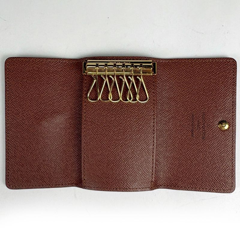 Louis Vuitton Multicles 6 Key Holder Key Hook Key Case Monogram Brown