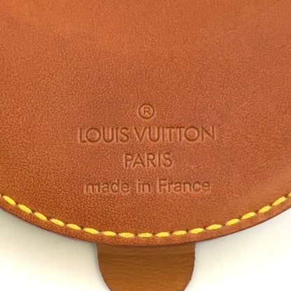 Louis Vuitton Porte-Monnaie Cuvette Nomad Coin Case Leather Brown Wallet