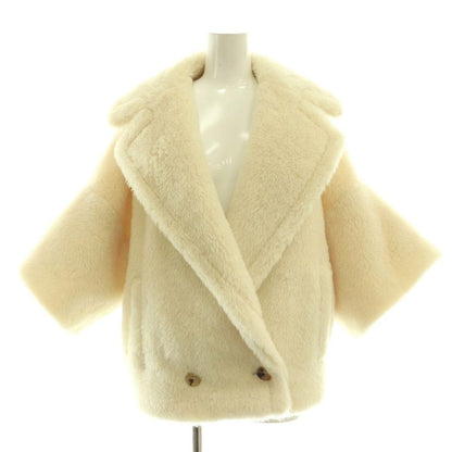 Max Mara Riga Teddy Bear Short Coat 34 Ivory