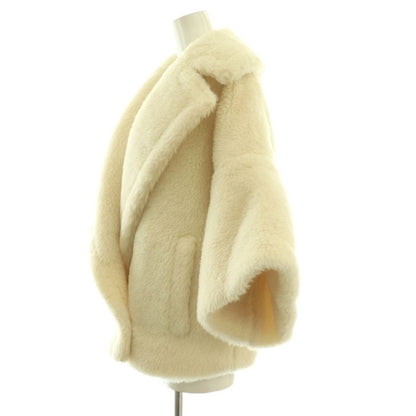 Max Mara Riga Teddy Bear Short Coat 34 Ivory