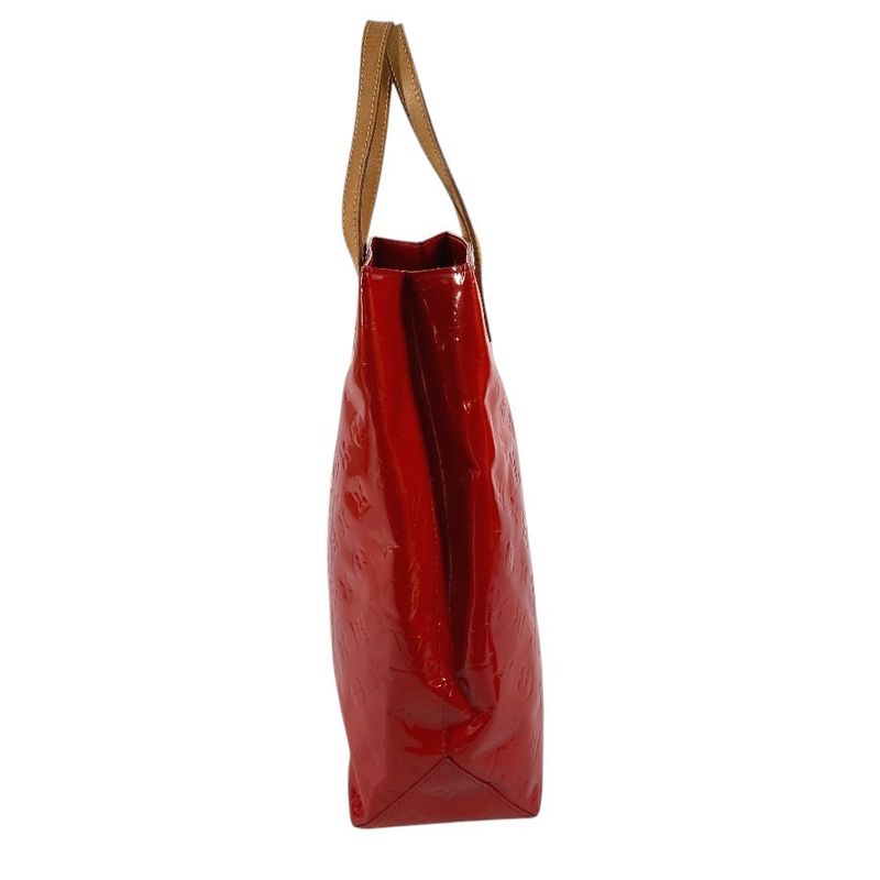Louis Vuitton Shoulder Bag Reed MM Monogram Vernis Canvas Rouge Red